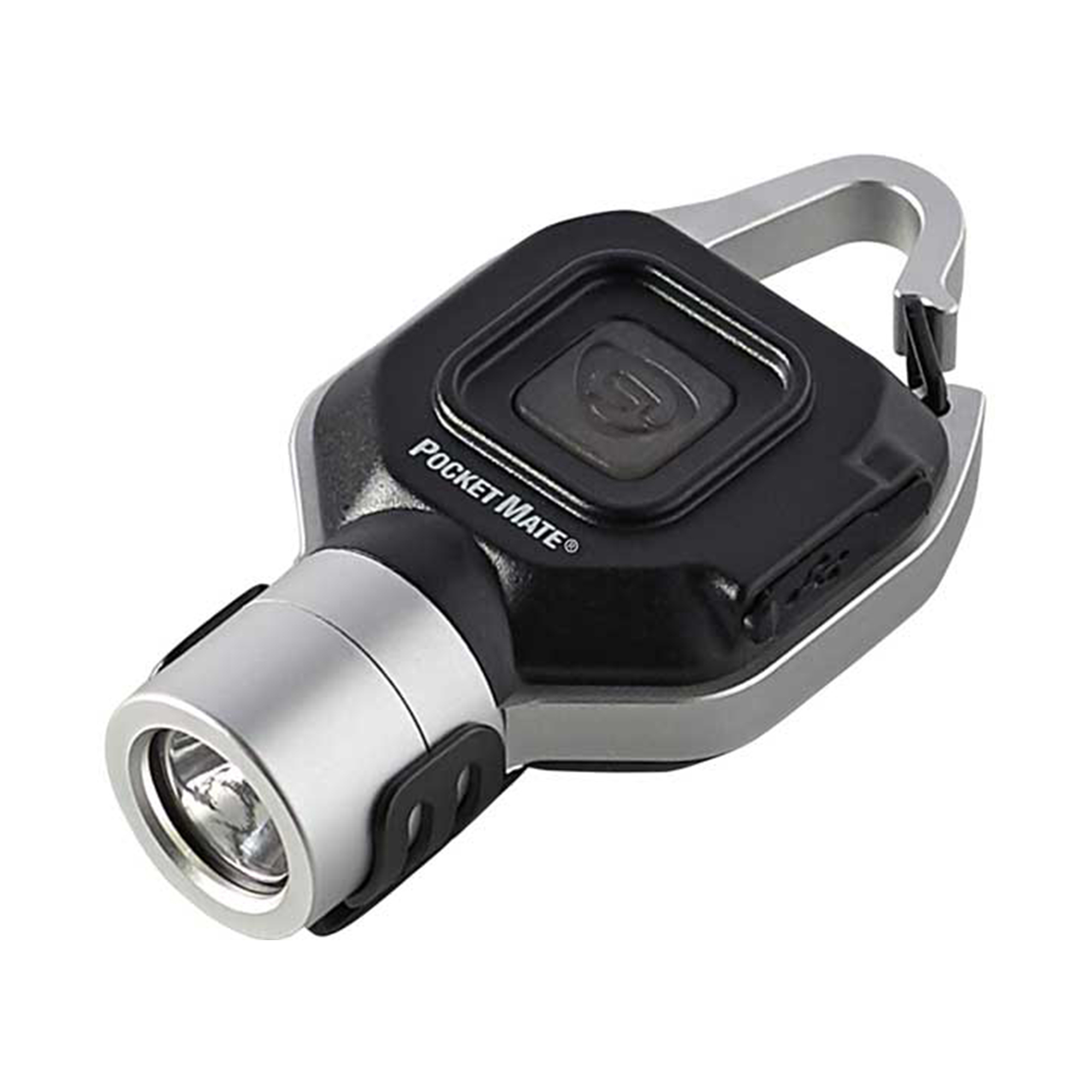 Streamlight Pocket Mate USB Rechargeable Flashlight — 325 Lumen, Ultra-Compact, Silver, Model# SLI73300